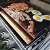 only fire Universal Stainless Steel Cooking Griddle, Flat Top Plate
