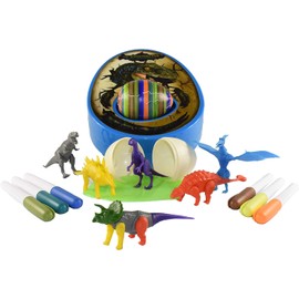 The Eggmazing Egg Decorator The DinoMazing Dinosaur Egg and Year-Round Egg Decorator Kit - Egg Decorating Spinner Arts and Crafts Activity - Includes Mystery Dino Eggs with Non-Toxic Slime and Markers