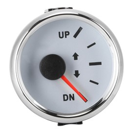 Boat Trim Gauge Highly Waterproof with Stainless Steel Front Cover Operating Voltage 9-32V for Various Vehicle MODIFICATIONS (#12)