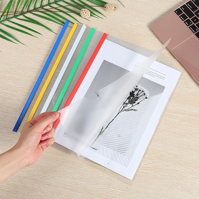 A4 Sliding Bar Binder, Regerly Pack of 20 Report Covers