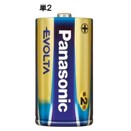 Panasonic LR14EJ/4SW Evolta AA Alkaline Batteries, 4-Pack