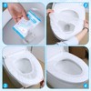 Oubliss Commode Disposable Toilet Seat Covers Waterproof – 50 Pack,