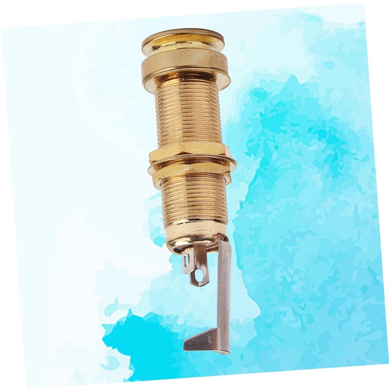 VICASKY Replacement Guitar Output Jack Threaded Stereo Jack Socket for