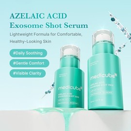 Medicube Exosome Shot Azelaic Acid 7,500 Ppm Spicule Facial Serum | Deep Hydration for Smooth, Even Skin | Ideal for Use After Spot Care, with Azelaic