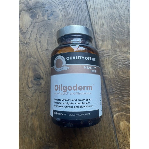 Quality of Life Oligoderm with Oligonol and Niacinamide, 60 VegiCaps