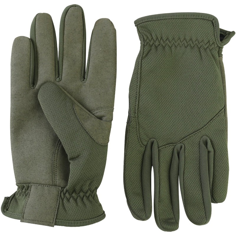 Kombat UK Men Delta Fast Gloves - Olive Green, X-Large