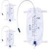 Easy-Tap Leg Bag Urinary Drainage Bag, 1000ml, Anti-Reflux Valve, Cloth