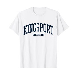 Kingsport Tennessee TN College University Style Navy T-Shirt