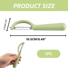 P Peeler Universal for Vegetables & Potatoes - Effortless Peeling, Dishwasher Safe, Compatible with Tupperware Kitchen Appliances (Green)