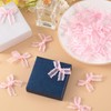 Mxxipp 15pcs Mini Pink Ribbon Bows, Small Lace Bow, Cute