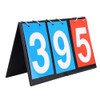 Sports Scoreboard 2/3/4 Digit Portable Tabletop Flip Scoreboard Score Counter