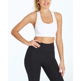 Marika Haley Seamless Sports Bra, White, Small