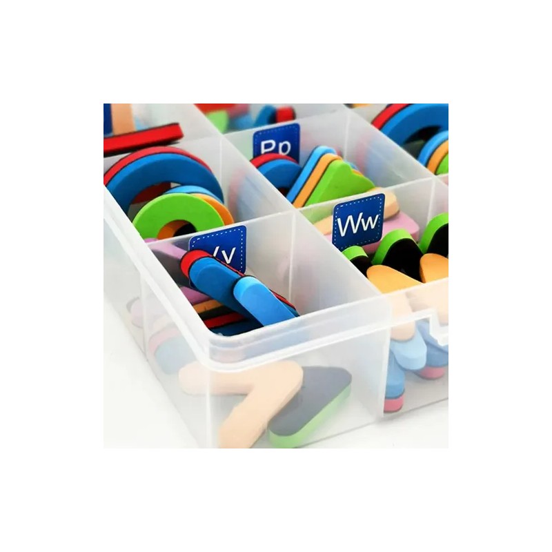 Juego Montessori De Letras Magnéticas En Inglés De 297 Pzs