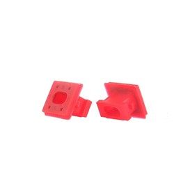 cciyu 51458266814 100 Pack Car Retainer Clips Fastener Rivet Red Nylon Car Bumper Retainer-Pushtype Car Clips for GM,For Toyota,For Honda,for Ford