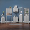 RiverRidge Gray Madison Two-Door Wall Cabinet, Size,Grey