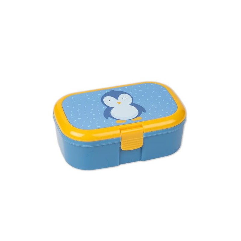 Lutz Mauder Children's Lunch Box with Compartments, Penguin Lunch Box