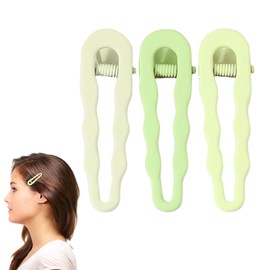 Traziewell Hair Clips Small Girls Hair Clips Women's Hair Clips Non-Slip Hair Clip Green Small Hair Clip for Thick and Thin Hair 1014