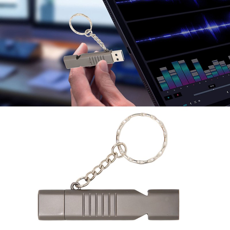 Whistle Flash Drive SOS Outdoor Waterproof 120dB Sound Multifunction Zinc