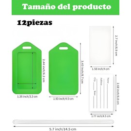 12 Identificador De Maletas, Etiquetas Para Maletas De Viaje, Identificador De Maletas De Viaje, Etiquetas De Identificación Para Equipaje