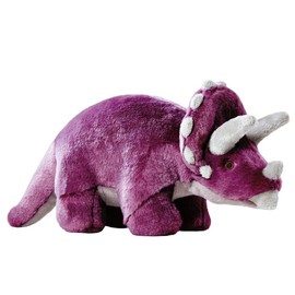 Fluff & Tuff, Charlie Triceratops Plush Dog Toy, Large, 14"