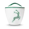 GMUNDNER KERAMIK Sugar Bowl Gourmet Diameter 9 cm Green Deer