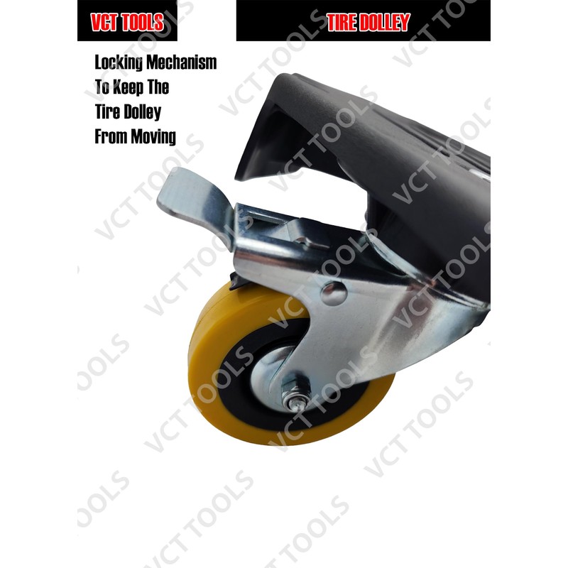 Heavy Duty Tire Storage Dolly, 300 lb. Capacity