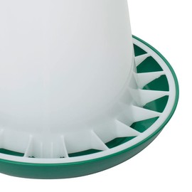 Olba Poultry Feeder 1 kg Chicken Trough, Feeding Trough, Chick Feeding Trough, Quail Feeder with Lid and Hanger