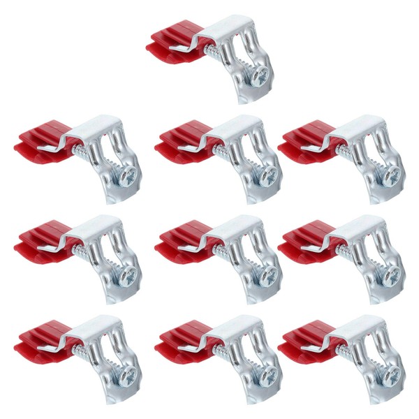 Lippo 10 Pcs Bow Stands Sink Mounting Bracket Kitchen Sink Bow Mounting Clips Kitchen Sink Clips Adjustable Perforating Screws Sink Accessories