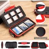 Kiorafoto 9 Slots Professional Water-Resistant Anti-Shock Holder Storage SD SDHC