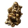 YODOOLTLY Feng Shui Laughing Buddha, Wealth Laughing Buddha Sit on
