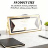 Himitimi Business License Frame Gold Brass Certificate Display Frame Double