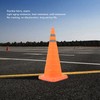Collapsible Traffic Safety Cone with 2 Reflective Collar Multi Purpose