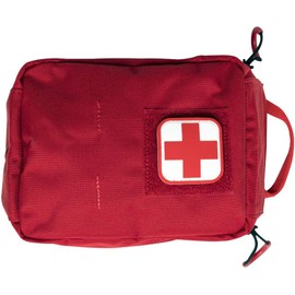 LA Police Gear Fast Action Emergency Medical Pouch, Quick Access Nylon Medical Pouch - Black