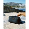Travel Makeup Bag,Vanity Case,Large Capacity,Cosmetic Bag,Organizer with Divider,Vegan Leather,Open Flat