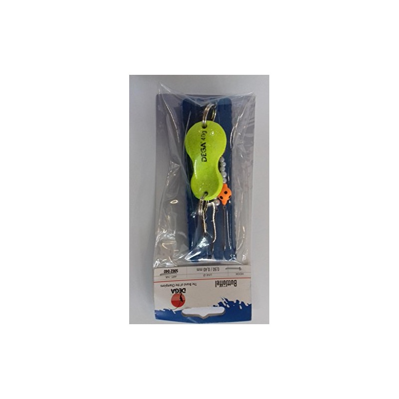 Dega UV Butt Spoon Set 60 g Yellow Glitter