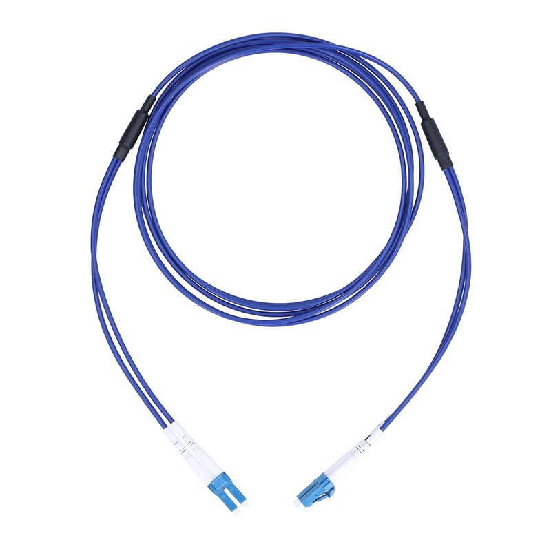 Optical Fiber Patch Cord Armored Jumper Single Mode 2 Core