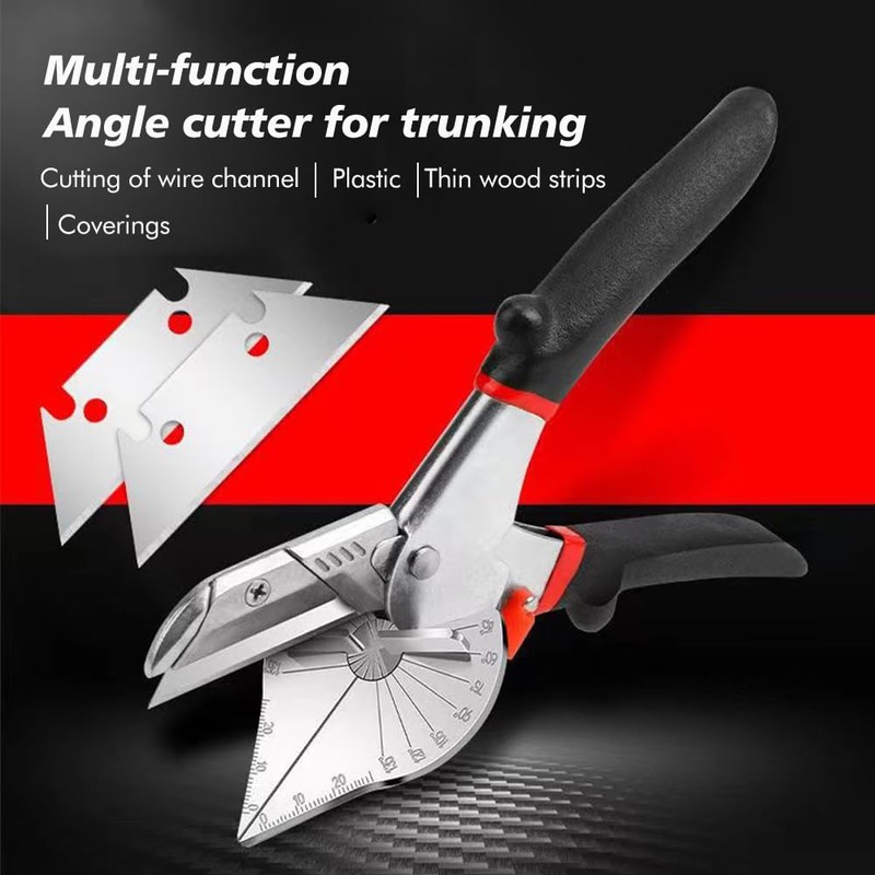 Multi-Angle Mitre Scissors, Adjustable Angle from 45 to 135 Degrees,