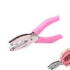 Solxion Round Hole Punch, 0.1 inch (3.0 mm), Round Hole,