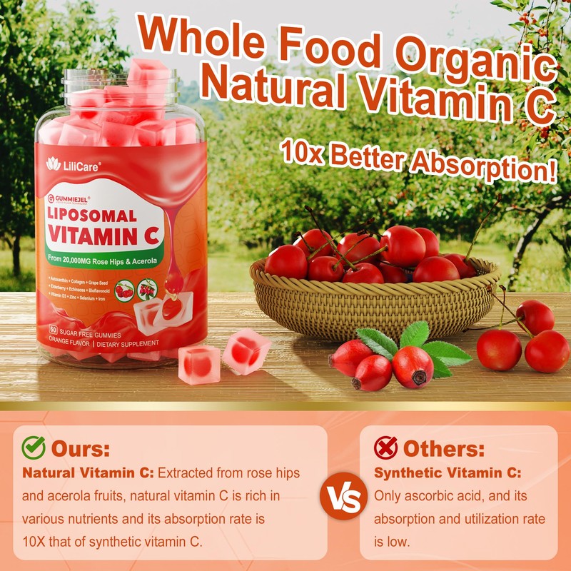 LILICARE LILICARE Liposomal Vitamin C 1000mg & Womens Multivitamin Gummies