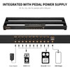 LEKATO Guitar Pedal Board, Pedal Board with Built-in Power Supply,
