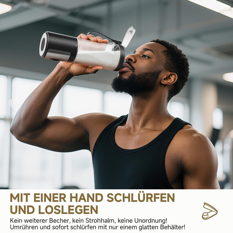 AMZCHEF Portable Mixer for Milkshake Minimixer