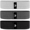Hatha Yoga Large Resistance Band,14.5 x3.15,Fabric Exercise Loop Bands with