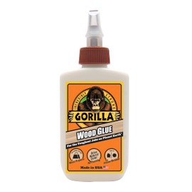 Gorilla Wood Glue, Natural Wood Color, 4 Ounce Bottle (Pack of 2) - Water Resistant for Indoor or Outdoor Projects and Repairs