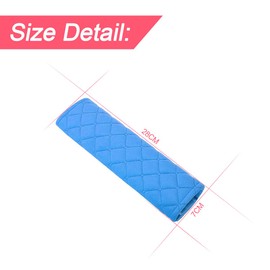 CGEAMDY 2 Pieces Universal Car Seat Belt Cover, Comfort Soft Seatbelt Pad, Compatible with All Cars, Safety Seatbelt Shoulder Strap Pad for Adults Kids, Car Accessories for Men Women (Blue)