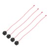 WOONEKY 4pcs Sturdy Billiard Chalk Holder Snooker Chalk Cover Pool