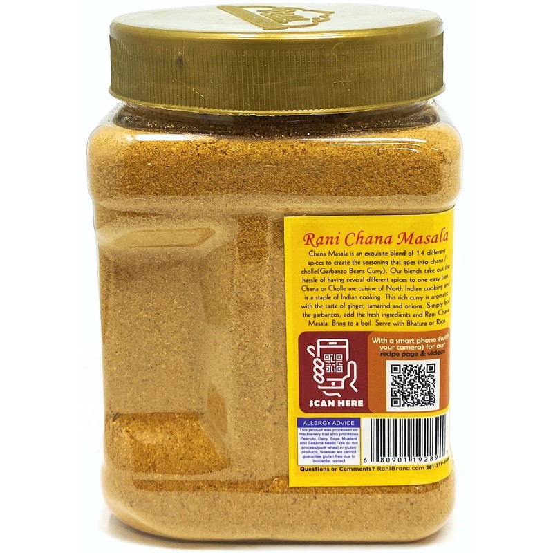 Rani Chana Masala (Garbanzo Curry 15-Spice Blend) 20oz (1.25lbs) 567g