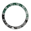 38mm Diameter GMT Watch Bezel Insert Ring Black Green Base