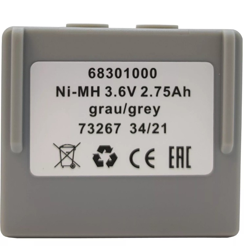 Unbranded 68301000 3.6V 2750mAh Battery 68301000 68300900 for HETRONIC Remote