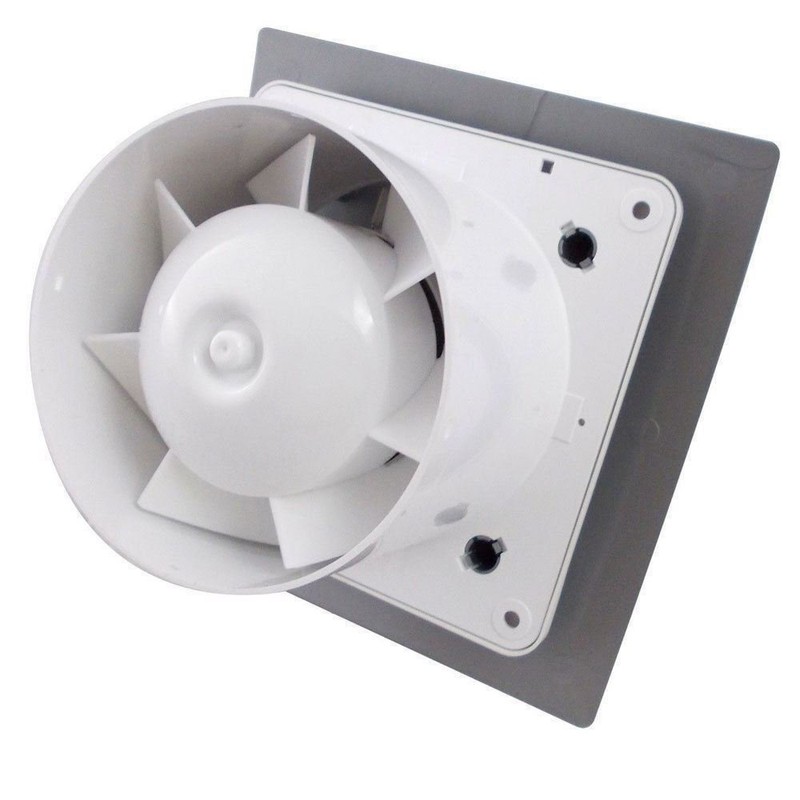 Bathroom Extractor Fan 100mm / 4" with Timer (Delay Switch