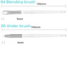 FILLIMILLI Eye Brush Pro Collection Set & Lip Brush Keyring